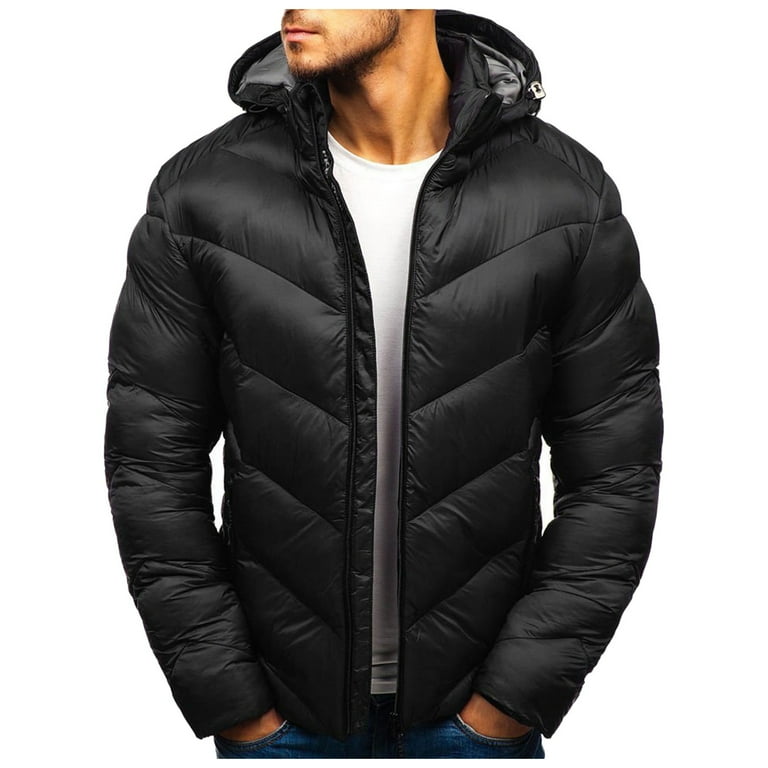 Leisure Pure Color Single Row Buckle Hooded Overcoat Leisure Pure Color Single Row Buckle Hooded Overcoat