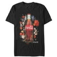 thumbnail image 1 of Men's Coca Cola Bottle Floral Print  Graphic Tee Black Large, 1 of 4