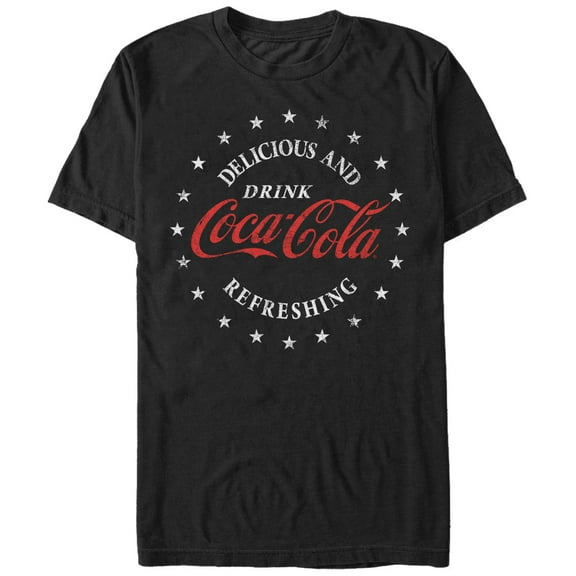 Men's Coca Cola Delicious and Refreshing  Graphic T-Shirt