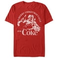 thumbnail image 1 of Men's Coca Cola Merry Christmas  Graphic Tee Red Large, 1 of 5