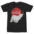thumbnail image 1 of Men's Coca Cola Polar Bear  Graphic Tee Black Large, 1 of 10