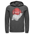 thumbnail image 1 of Women's Coca Cola Polar Bear Pull Over Hoodie Charcoal Heather 2X Large, 1 of 10