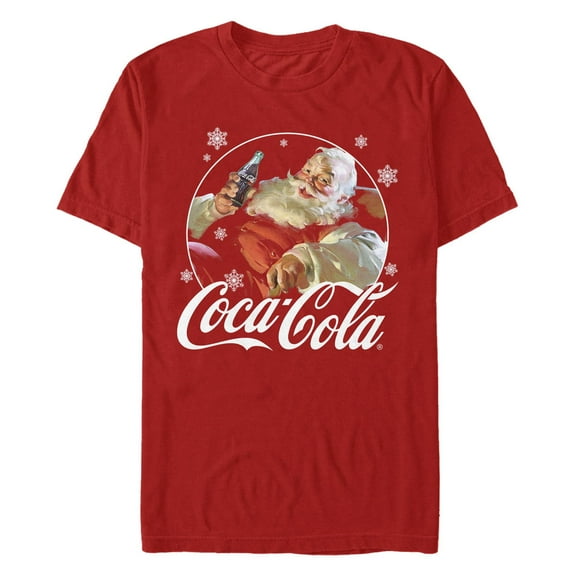 Men's Coca Cola Santa Snow Cola Graphic T-Shirt