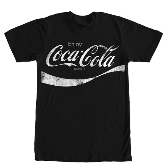 Men's Coca Cola Taste of Time Graphic Tee Black X Large