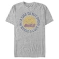 thumbnail image 1 of Men's Coca Cola Unity Distressed Sun Logo  Graphic Tee Athletic Heather X Large, 1 of 5