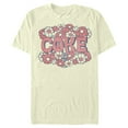 thumbnail image 1 of Men's Coca Cola Unity Floral Logo Graphic Tee Beige Medium, 1 of 4