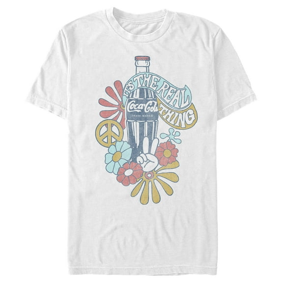 Men's Coca Cola Unity It's the Real Thing  Graphic Tee White Large