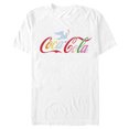 thumbnail image 1 of Men's Coca Cola Unity Rainbow Dove Logo  Graphic Tee White Small, 1 of 5