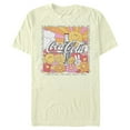 thumbnail image 1 of Men's Coca Cola Unity Square Lyrics Logo  Graphic Tee Beige 3X Large, 1 of 4