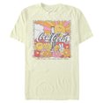 thumbnail image 1 of Men's Coca Cola Unity Square Lyrics Logo  Graphic Tee Beige Large, 1 of 4