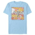 thumbnail image 1 of Men's Coca Cola Unity Square Lyrics Logo Graphic Tee Light Blue 2X Large, 1 of 4
