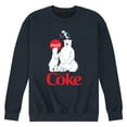 thumbnail image 1 of Coca-Cola - Polar Bears and Puffin - Men's Long Sleeve Crew Fleece Sweatshirt, 1 of 4