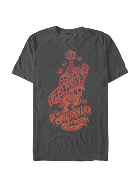 Men's Coco Ernesto Remember Me Graphic Tee Charcoal 3X Large
