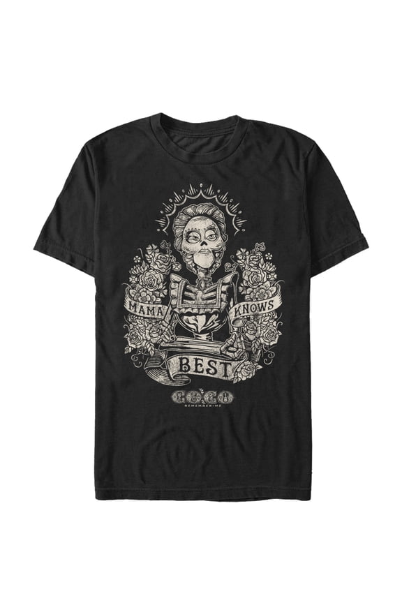 Men's Coco Mama Knows Best  Graphic Tee Black 5X Large