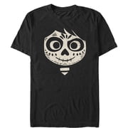 Mens Coco Miguel Skeleton Face Graphic Tee Black 2X Large