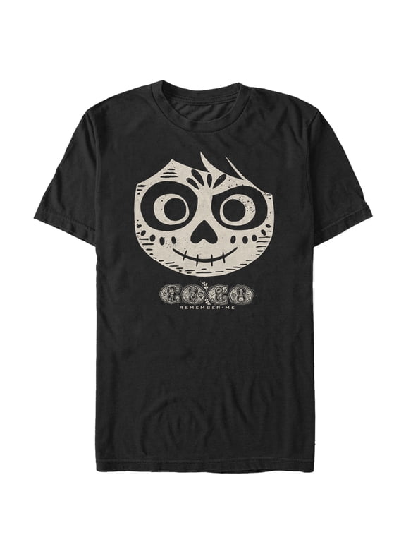 Men's Coco Miguel Skeleton Graphic Tee Black Large