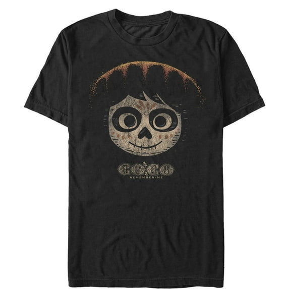 Men's Coco Miguel Skeleton Hat Graphic Tee Black 3X Large