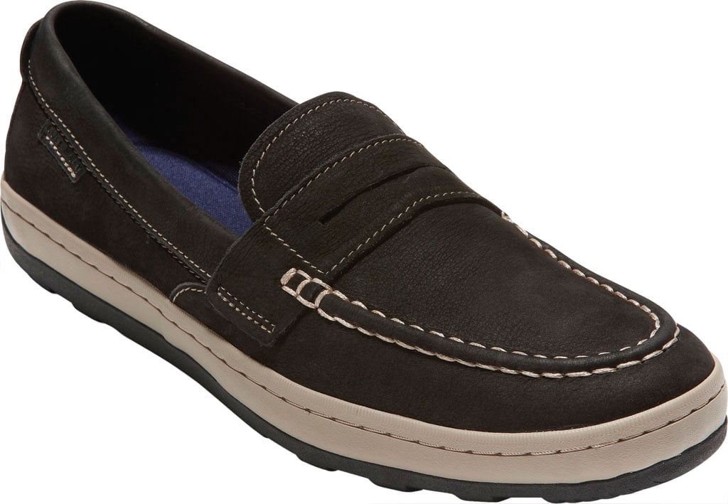 COLE Haan Claude Suede Black Penny Loafer Shoes Cole Haan Mens Claude Penny Loafers Suede Black 11.5M  main image 3