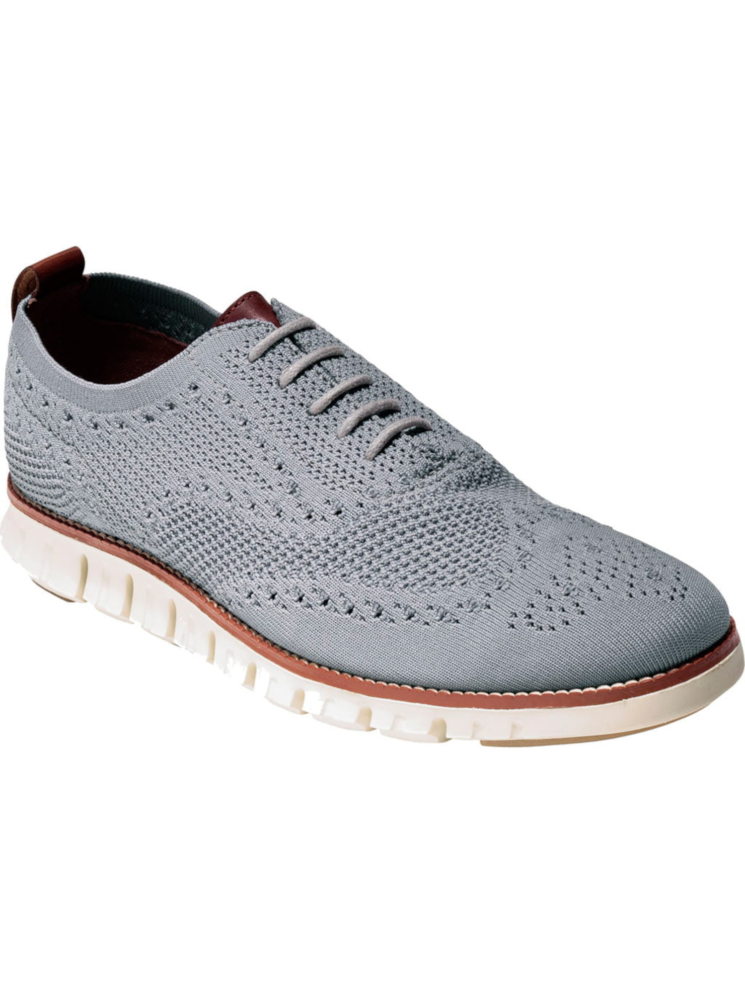 Cole Haan Men's Zergrand Waterproof Wingtip Oxford – Style C37090 – Black Leather