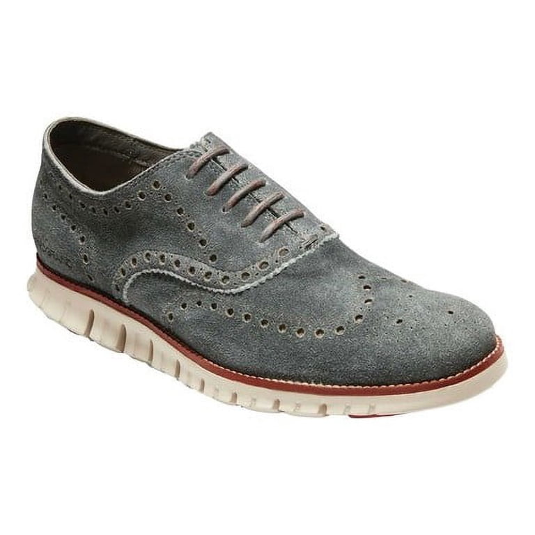 Cole Haan Zerogrand Men’s Size 9.5 Athletic Wingtip Oxford Shoes Grey Leather Cole Haan Zerogrand Men main image 3