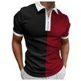 Men's Collared Flip collar casual zippered Casual Shirts Cool Gifts for