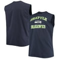 thumbnail image 1 of Men's College Navy Seattle Seahawks Big & Tall Muscle Tank Top, 1 of 3
