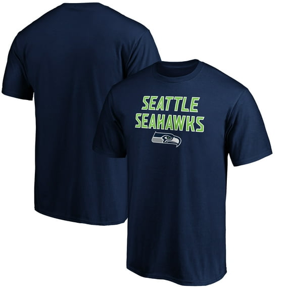 Men's College Navy Seattle Seahawks Game Day Stack T-Shirt