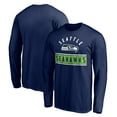 thumbnail image 1 of Men's College Navy Seattle Seahawks Team Arch Knockout Long Sleeve T-Shirt, 1 of 3