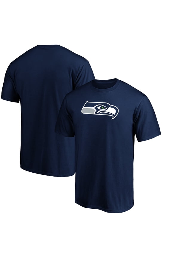 Men's Fanatics College Navy Seattle Seahawks Primary Logo T-Shirt