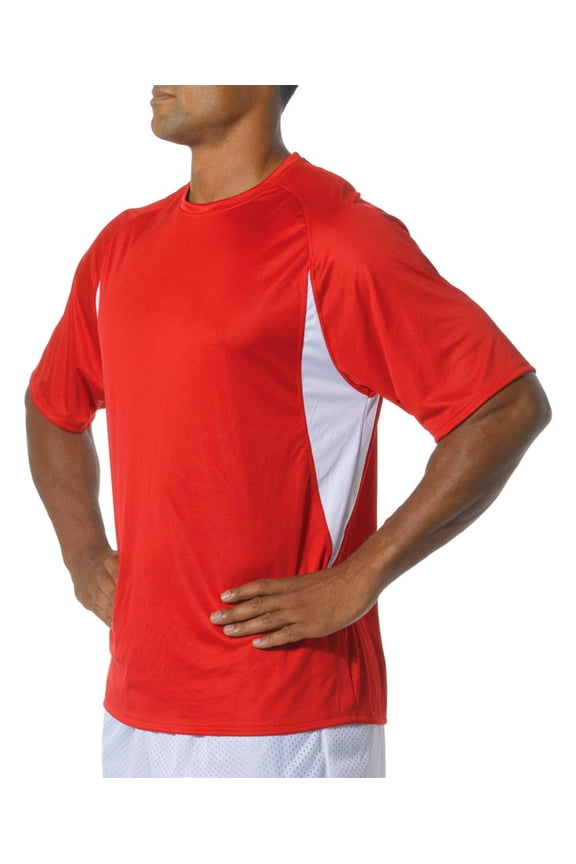 Men's Color Block Performance Interlock T-Shirt, Style N3181