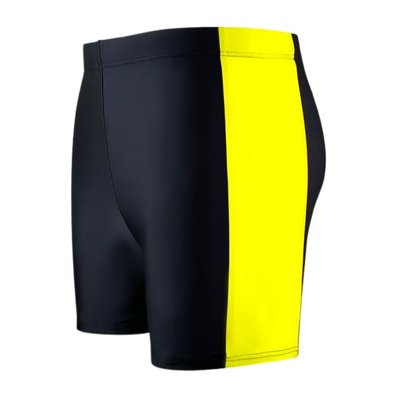 Men's Color Block Swim Trunks - Square Leg Swim Shorts for Pool/Beach Athletic Wear