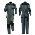 thumbnail image 1 of Men's Color Block Work Coverall Mechanics Overalls Workwear Jumpsuit with Multi Pockets, 1 of 5