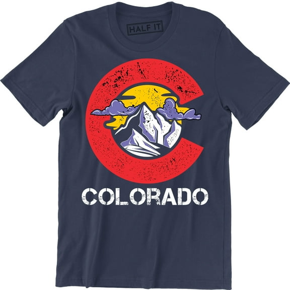 Men's Colorado Mountain Vintage State Denver Retro Hometown Pride Usa T-Shirt