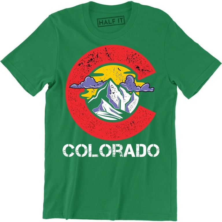 Men s Colorado Mountain Vintage State Denver Retro Hometown Pride Usa T Shirt