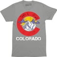 thumbnail image 1 of Men's Colorado Mountain Vintage State Denver Retro Hometown Pride Usa T-Shirt, 1 of 4