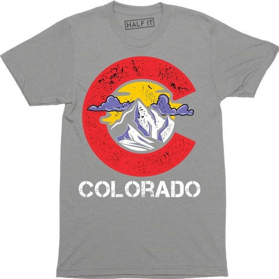 Men's Colorado Mountain Vintage State Denver Retro Hometown Pride Usa T-Shirt