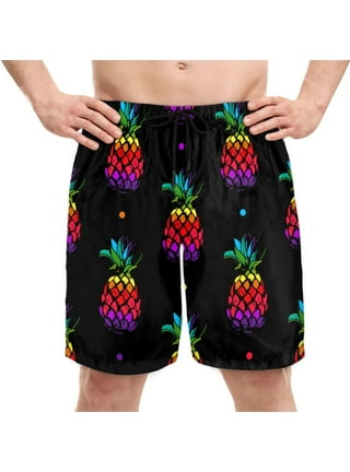 Pineapple Swim Trunks Mens