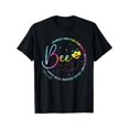 thumbnail image 1 of Men's Colorful Rainbow Bee Yourself Inspirational T-Shirt, 1 of 6
