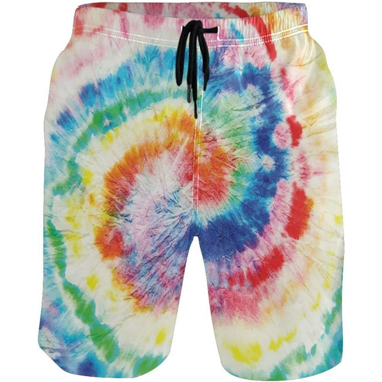 Mens tie dye bathing suit top