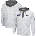 thumbnail image 1 of Men's Colosseum Arctic Camo Florida Gators OHT Military Appreciation Quarter-Zip Hoodie, 1 of 4