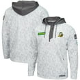 thumbnail image 1 of Men's Colosseum Arctic Camo Oregon Ducks OHT Military Appreciation Quarter-Zip Hoodie, 1 of 4
