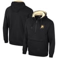 thumbnail image 1 of Men's Colosseum Black Army Black Knights Half-Zip Hoodie, 1 of 3