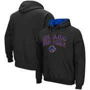 Men's Colosseum Black Boise State Broncos Arch & Logo 3.0 Pullover Hoodie