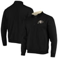 thumbnail image 1 of Men's Colosseum Black Colorado Buffaloes Tortugas Logo Quarter-Zip Jacket, 1 of 3
