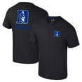 thumbnail image 1 of Men's Colosseum Black Duke Blue Devils Logo Lockup 2-Hit Active Blend T-Shirt, 1 of 3