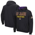 thumbnail image 1 of Men's Colosseum Black ECU Pirates Sunrise Pullover Hoodie, 1 of 3