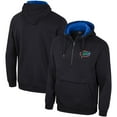 thumbnail image 1 of Men's Colosseum Black Florida Gators Half-Zip Hoodie, 1 of 3