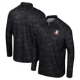 thumbnail image 1 of Men's Colosseum Black Florida State Seminoles Carson Raglan Quarter-Zip Jacket, 1 of 3
