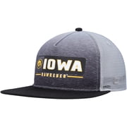 Mens Colosseum Black/Gray Iowa Hawkeyes Snapback Hat