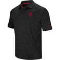thumbnail image 1 of Men's Colosseum Black Indiana Hoosiers Down Swing Polo, 1 of 5